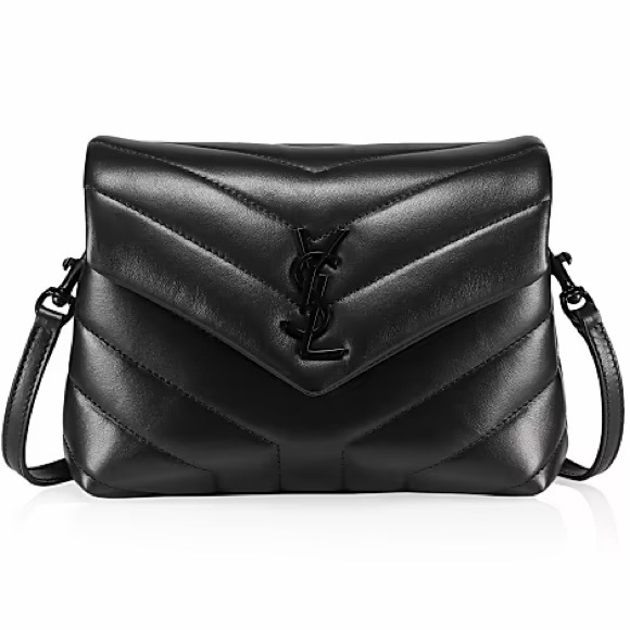 Saint Laurent Handbags - YSL Monogram Flap Lou Lou Toy Bag Black
